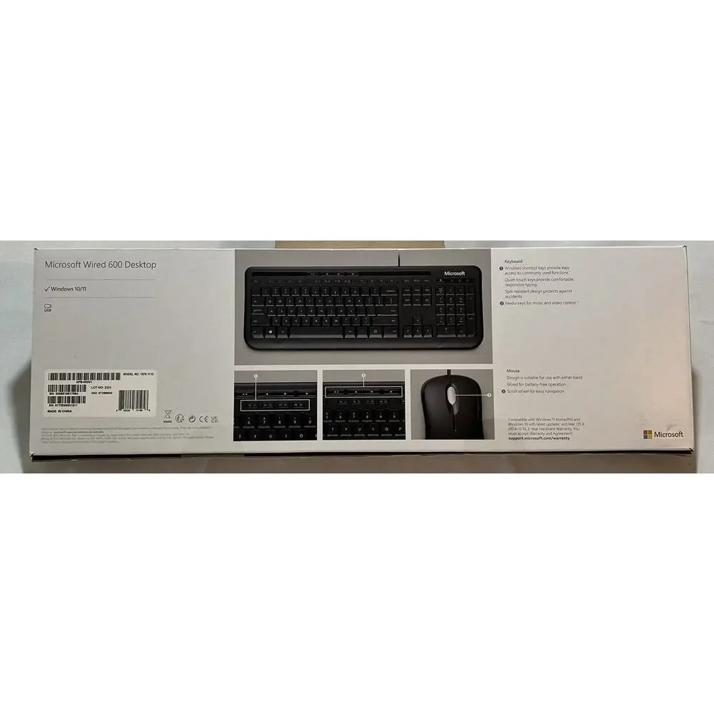 Microsoft 600 Wired Keyboard USB